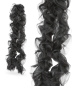 Preview: Black fabric boa