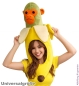 Preview: Bananenhut mit Affe, Universalgröße für Erwachsene