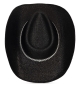 Preview: Cowboyhut Glitzer schwarz
