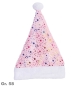 Preview: Nikolausmütze stars rosa, Gr. 58 cm