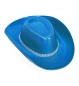 Preview: Cowboyhut metallic, sort., Gr.57 cm