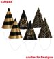 Preview: Partyhut Silvester, 3 versch. Designs