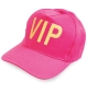 Preview: Basecap VIP pink, variable Größe