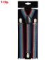 Preview: Hosenträger Regenbogen, metallic