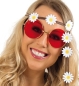 Preview: Brille Hippie groß, sort. Farben