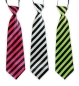 Preview: Krawatte gestreift, sort. Farben