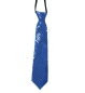 Preview: Krawatte Pailletten, sort. Farben