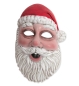 Preview: Halbmaske Santa Claus