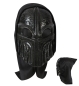 Preview: Maske mit Haube schwarz