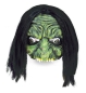 Preview: Halbmaske Horror mit Haaren, sort. Modelle