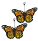 Preview: Ohrclips Schmetterling, sort. Farben