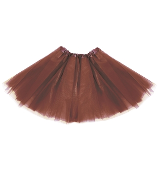 Tulle skirt brown