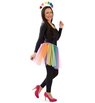 Tulle skirt rainbow