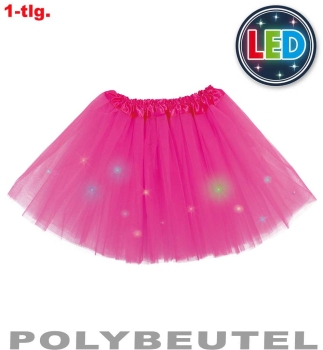 Tüllrock PB LED pink