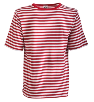 Ringel-T-Shirt rot/weiß PB