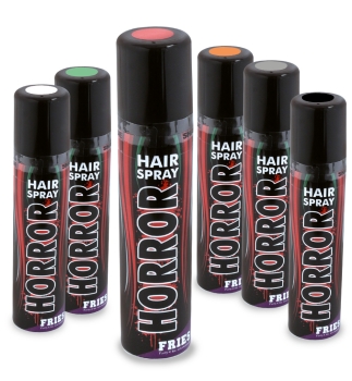 Hairspray HORROR, sort. Farben
