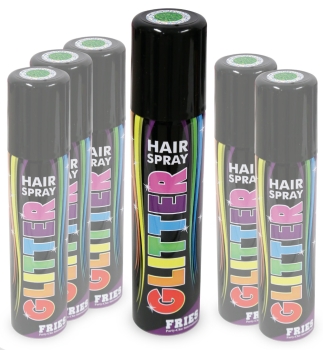 Hairspray GLITTER, sort. Farben
