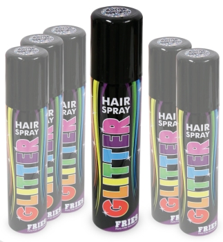 Hairspray GLITTER, sort. Farben