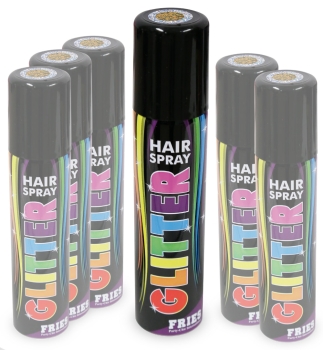 Hairspray GLITTER, sort. Farben