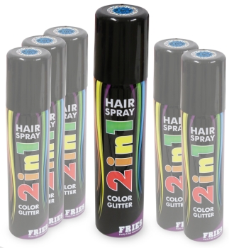 Hairspray Color & Glitter 2in1 blau