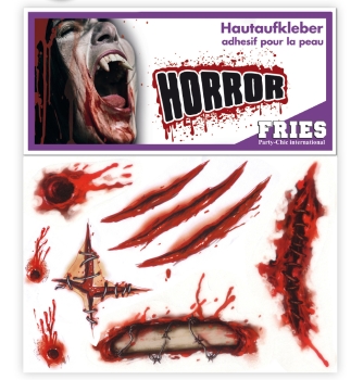 Hautaufkleber Horror