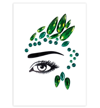 Preview: Face Jewels, sortierte Modelle