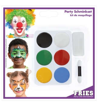 Schminkset Karneval 6er