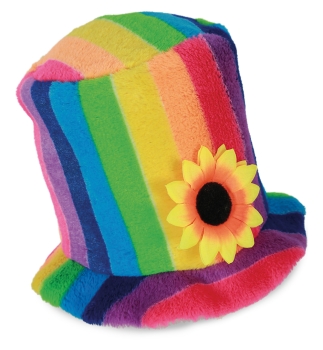 Rainbowhut mit Blume