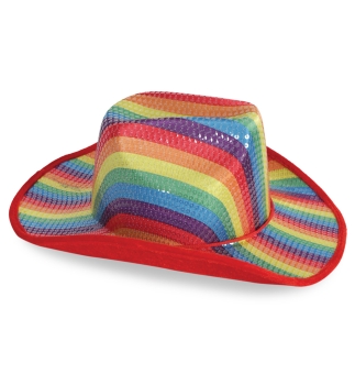 Preview: Cowboyhut Regenbogen