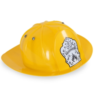 Feuerwehr-Helm gelb, variable Größe