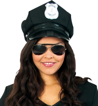 Polizeimütze schwarz