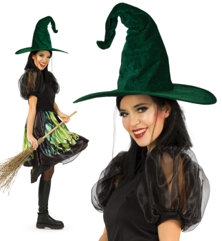 Preview: Hexenhut edel sortierte Farben