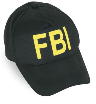 Basecap FBI, variable Größe