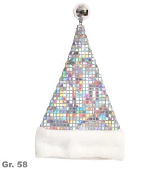 Preview: Nikolausmütze Disco, Gr. 58 cm