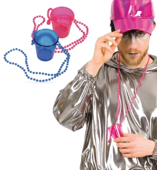 Kette mit Becher, sortierte Farben