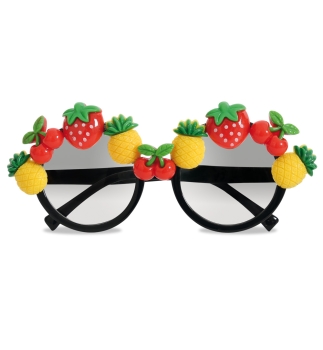 Brille mit Früchten