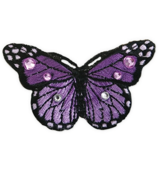 Haarclip Schmetterling, sort. Farben