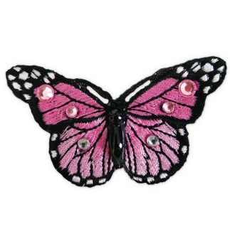 Haarclip Schmetterling, sort. Farben