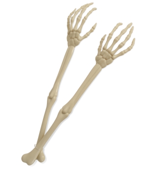 Skeleton decoration hands, set of 2