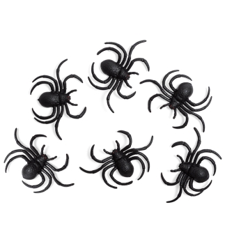 Preview: Deko-Spinnen, 6 St.