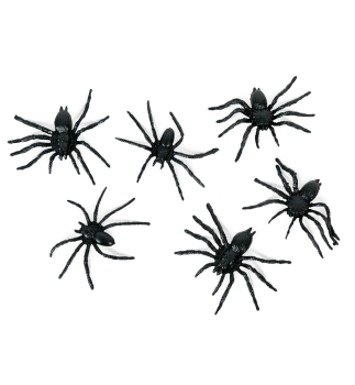 Preview: Deko-Spinnen, 6 St.