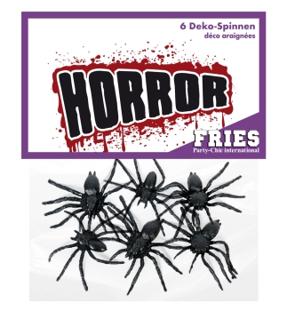 Deko-Spinnen, 6 St.