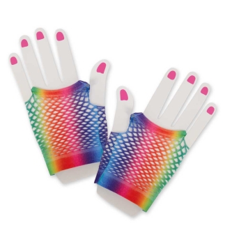 Netzhandschuhe kurz bunt