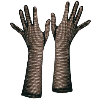 Handschuhe Netz schwarz