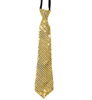 Krawatte Pailletten, sort. Farben