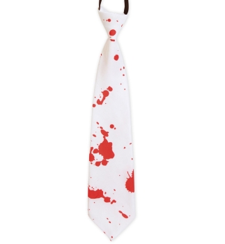 Krawatte mit Blutoptik