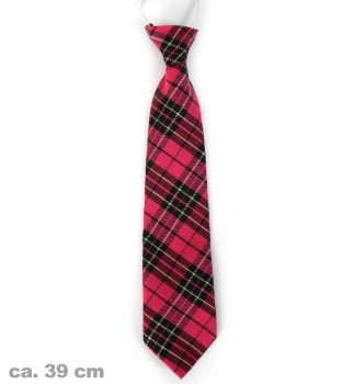 checked patterned tie