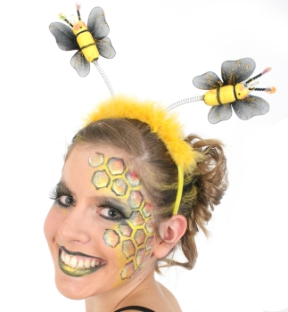 Haarreif mit Bienen