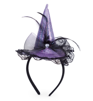 Preview: Haarreif Hexenhut, sortierte Farben