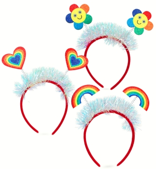 Haarreif Regenbogen, sortierte Modelle